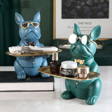 Bouledogue avec plateau