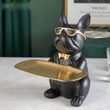 Bouledogue avec plateau