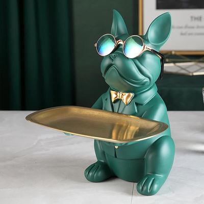 Bouledogue avec plateau